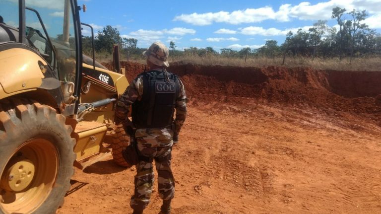 PMDF realiza patrulhamento aéreo e identifica ação contra o meio ambiente