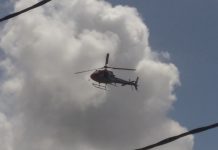 Falcão 03 apoia operação policial em Jaboatão dos Guararapes