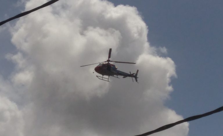 Falcão 03 apoia operação policial em Jaboatão dos Guararapes