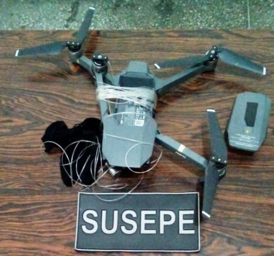 Mais um drone é apreendido por agentes na Penitenciária de Charqueadas