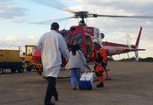 De helicóptero, bombeiros trazem órgãos de Goiás para pacientes no DF