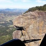 Águia da Polícia Militar reforça o policiamento na Operação Inverno 2017. Foto: Divulgação Polícia Militar.