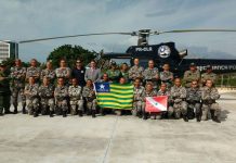 Estágio de Operações Aéreas da PM do Piauí capacita policiais para o policiamento aerotransportado