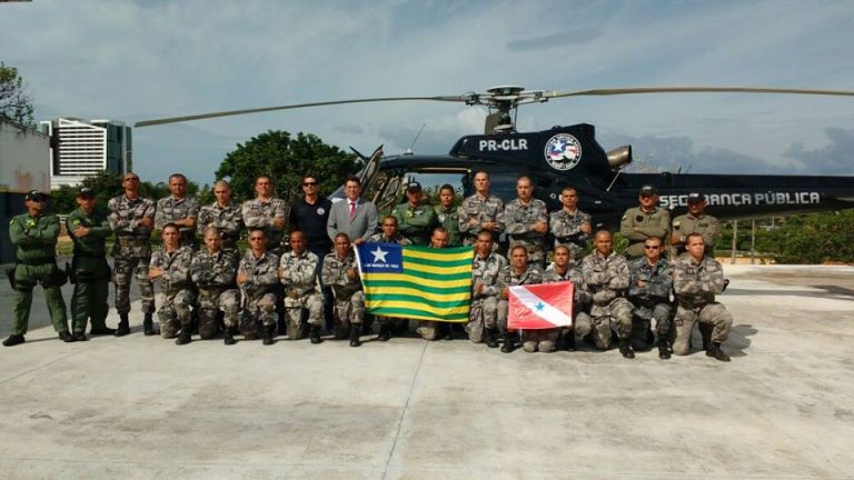 Estágio de Operações Aéreas da PM do Piauí capacita policiais para o policiamento aerotransportado