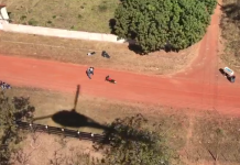 Com apoio do Águia 02, PM prende marginais e recupera veículo roubado em Santo Antônio de Leverger