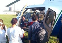 Helicóptero do Samu de Maringá realiza transporte de órgãos de Cianorte para Londrina