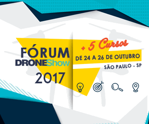 Fórum DroneShow 2017 acontece em outubro na capital paulista
