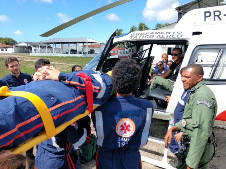 Grupamento Tático Aéreo de Sergipe capacita médicos e enfermeiros do SAMU em ocorrências aeromédicas