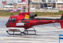 Piloto morre em queda de helicóptero durante combate a incêndio florestal em Castro Daire