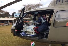 Equipes do Águia 04 e SAMU realizam o transporte aeromédico de duas crianças em Santa Catarina