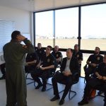 Policias Federais realizam treinamento de observador aéreo na 5ª CIA do BAPM de Lages. Foto: Divulgação Polícia Militar.