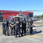 Policias Federais realizam treinamento de observador aéreo na 5ª CIA do BAPM de Lages. Foto: Divulgação Polícia Militar.