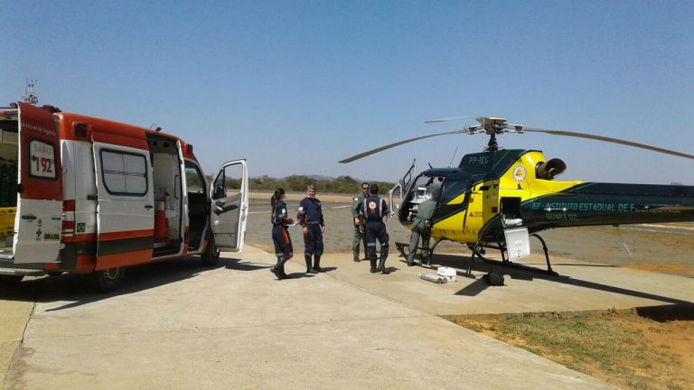 Mais um transporte aeromédico é realizado pela Base Regional de Aviação de Montes Claros