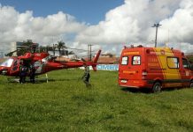 Falcão 05 transporta paciente de Coruripe para o Hospital Chama de Arapiraca