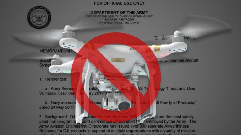 Exército dos EUA interrompe o uso dos drones DJI por causa de “vulnerabilidades cibernéticas”