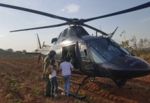 Falcão 02 localiza crianças que se perderam de grupo durante visita a parque ecológico em Goianápolis
