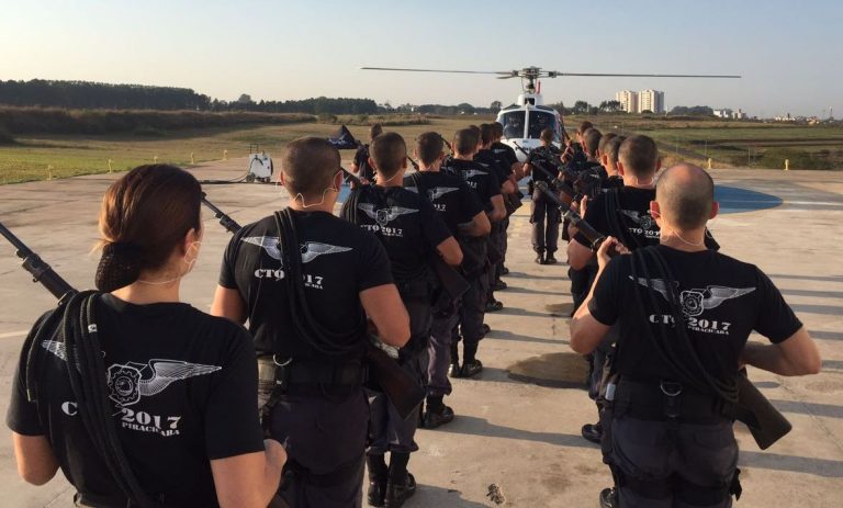 Curso de Tripulante Operacional da PM de São Paulo começa na Base de Radiopatrulha Aérea de Piracicaba