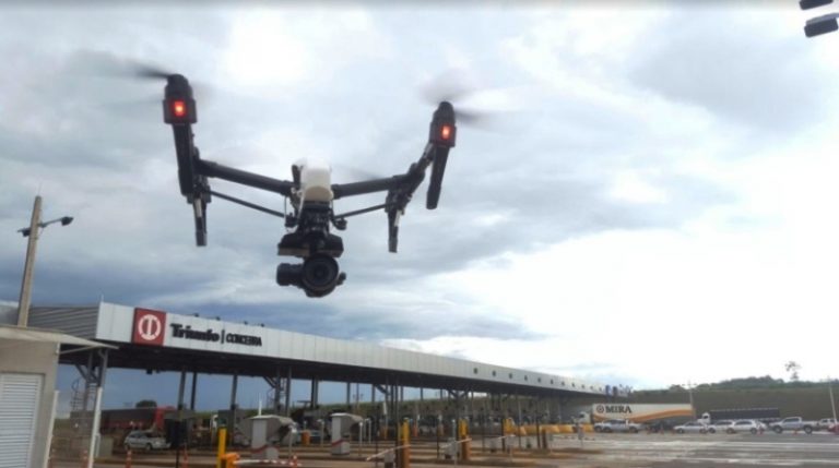 Concessionária Triunfo Concebra inicia uso de drone para monitoramento da BR-153