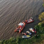 Homens foram parar na margem da cidade de Guaíba, a cerca de oito quilômetros da orla da Capital. Polícia Civil / Divulgação