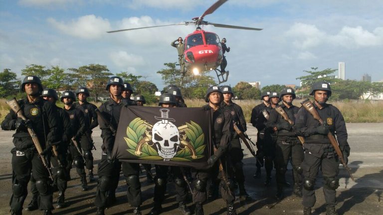 GTA de Pernambuco ministra instrução sobre Operações Helitransportadas para o BOPE
