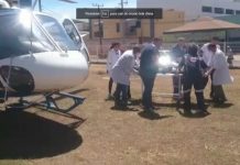 Helicóptero do CIOPAER/TO resgata feridos em acidente no Mirante de Taquaruçu