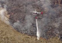 Grupamento Aéreo participou de força tarefa que combateu incêndio florestal na Serra da Bocaina