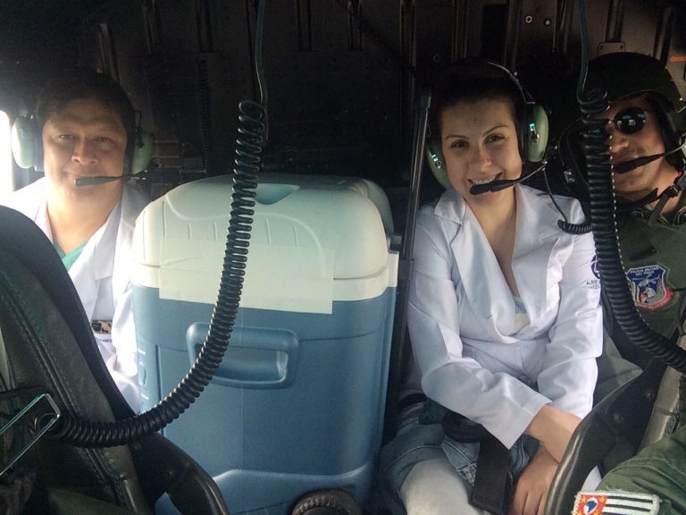 Águia 17 realiza transporte de coração da Praia Grande para São Paulo