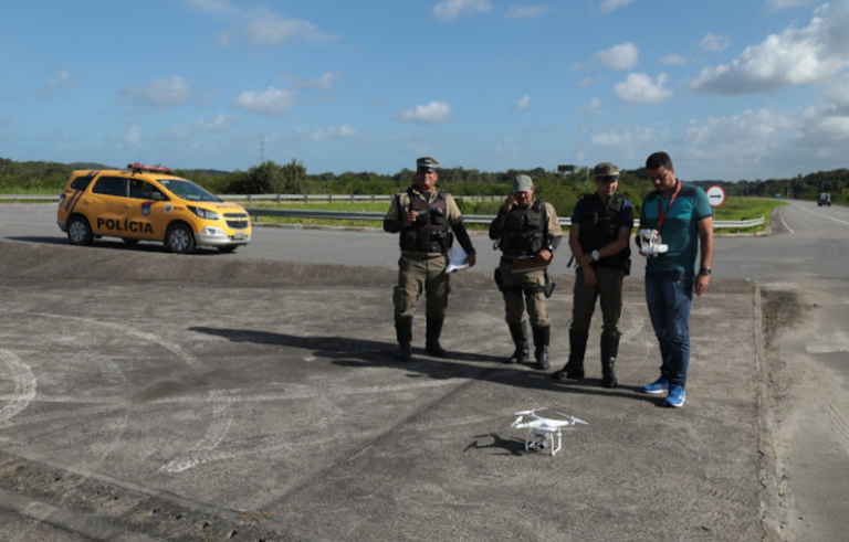 Policiamento Rodoviário de Pernambuco utilizará drone no feriado de 7 de setembro