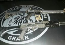 GRAer apreende cocaína, dois fuzis e munição em Goiânia