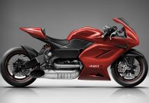 Turbina Rolls Royce-Allison 420HP equipa Motocicleta MTT