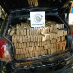 Águia 20 da Base de Presidente Prudente apoia policiais em mais uma grande apreensão de maconha