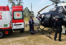 Recém-nascido é resgatado pelo SAER