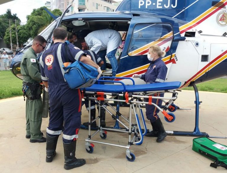 Helicópteros foram fundamentais no socorro das crianças, vítimas de ataque em creche de Janaúba