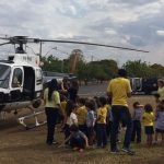 BAvOp encanta crianças e professores durante visita em Colégio Adventista de Brasília. Foto: Divulgação.