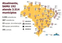 Ministério da Saúde libera recursos para ampliar e qualificar o SAMU 192 e o aeromédico de Cascavel e Maceió