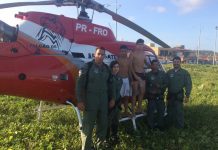 Grupamento Aéreo evita afogamentos e salva vida de gestante no interior