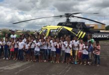 Alunos de escola de Arapiraca conhecem Base do Grupamento Aéreo do Agreste