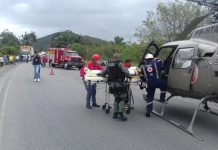 Águia 01 do Batalhão de Aviação da PM em ação