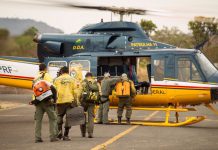 PRF auxilia combate a incêndio no Parque Nacional da Chapada dos Veadeiros