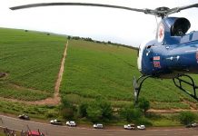 Helicóptero “Saúde 03” resgata vítima de acidente na PR-492