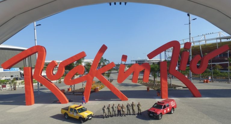 Drones monitoraram fluxo de entrada e saída do público no Rock in Rio