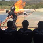 Alunos do CTO 2107 durante treinamento. Foto: Sérgio Oliveira.