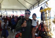 Grupamento Aéreo da PM da Bahia marca presença no dia das crianças