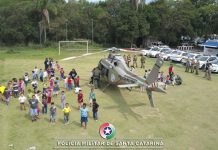 Batalhão de Aviação participa de comemoração do dia das crianças