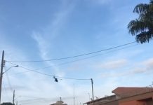Drone voa perto de helicóptero da Polícia durante operação em Nanuque/MG