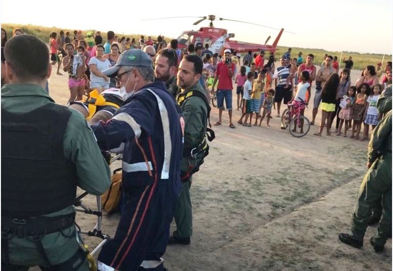 Grupamento Aéreo de Segurança Pública realiza socorro de jovem na Forene