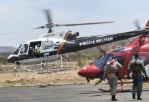 PMDF envia aeronaves para apoiar combate a incêndio na Chapada dos Veadeiros