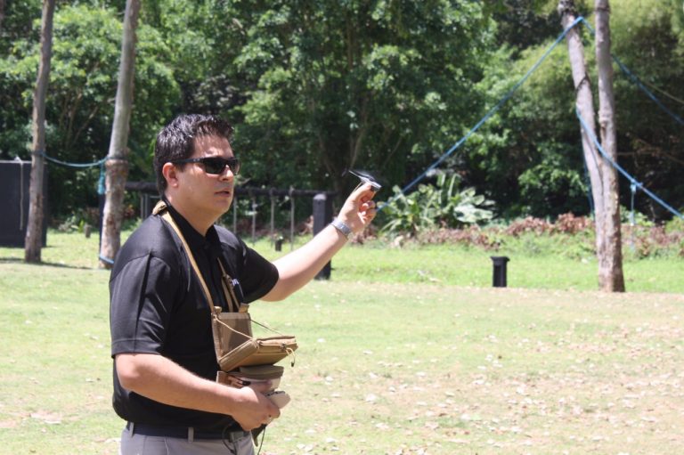 GRAer da PM da Bahia apresenta Programa RPAS e participa de demonstração do Drone Black Hornet