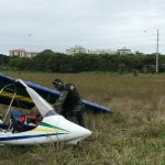 Helicóptero da PRF localiza ultraleve acidentado próximo a BR-101