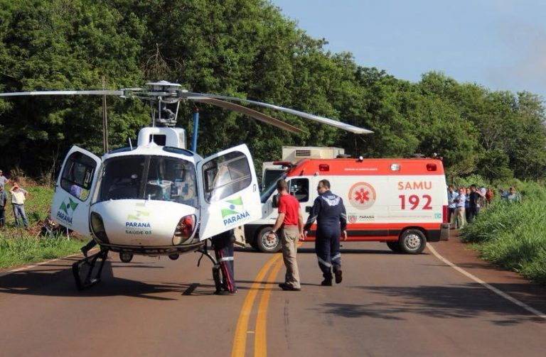 Serviço Aeromédico do SAMU completa um ano de atividade em Maringá e região